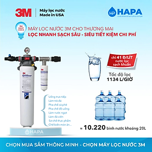 Máy Lọc Nước 3M DP190 Công Suất Lớn Dành Cho Thương Mại Horeca Nhà Hàng Quán Cafe - Nhập Khẩu Mỹ, Hàng Chính Hãng 3M