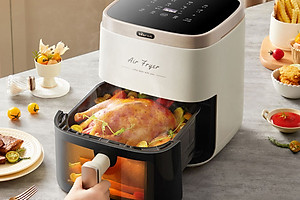 Nồi chiên không dầu Bear QZG-P15R8 (AF-4H15L), Dung tích 5L, Công suất 1500W Hàng Chính Hãng