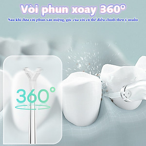 Máy Tăm Nước Cầm Tay Nikio NK-M209 - Dung Tích Lớn 360ml, Hàng Chính Hãng 