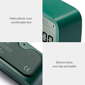 Đồng Hồ Báo Thức Thông Minh Cleargrass Xiaomi Youpin Bluetooth 5.0 Màn Hình LCD Hiển Thị Nhiệt Độ/ Độ Ẩm/ Lịch