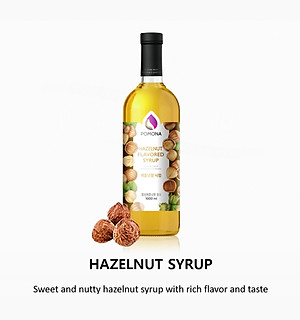 SIRO COFFEE POMONA HẠT DẺ (CHAI 1000ML) NGUYÊN LIỆU PHA CHẾ