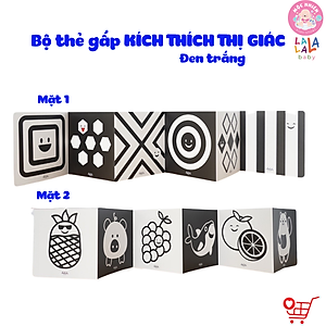 Bộ Thẻ Zigzag Lalala Baby Kích Thích Thị Giác Trí Não Cho Trẻ Sơ Sinh (0-12 Tháng)