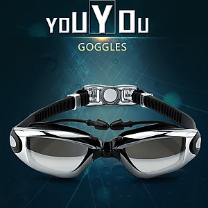 Combo đồ bơi nam giới, set 4,5 chi tiết Quần boxer 2 lớp + Kính bơi anti fog + Mũ + Bịt tai kẹp mũi + Túi đựng, mẫu cao cấp đẹp | BN007