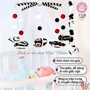 Đồ Chơi Treo Nôi Cũi Tự Động Quay kèm Phát Nhạc 36 Bài Hát Cho Bé Sơ Sinh - Baby Crib Mobile - Lalala baby