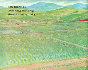 Ehon - Thực Phẩm Tâm Hồn Cho Bé - Tàu Điệntới Rồi (Tái Bản 2021)