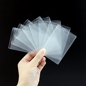 Combo 5 Túi Ví Đựng Bảo Vệ Chống Xước Thẻ ATM, Card Visit, CMND, Driver License Bằng Lái Xe Trong Suốt - Loại 1 Chính Hãng MINIIN