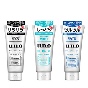 [Nội Địa Nhật Bản] Sữa rửa mặt nam tạo bọt Sạch nhờn cho da dầu UNO Whip Wash Nhật Bản 130g