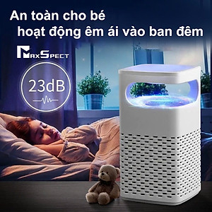 Đèn Bắt Muỗji Thông Minh 2in1 Loại Tốt – Quạt Động Cơ Từ Tính Siêu Êm, Diệt Muỗji Hiệu Quả , đèn trang trí