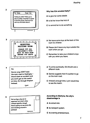 Cambridge Preliminary English Test 4 Student's Book with Answers