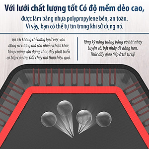 BG Sàn nhún 50 INCH Đệm bật nhún cao cấp có tay cầm Trampoline dành cho mọi lứa tuổi (hàng nhập khẩu)