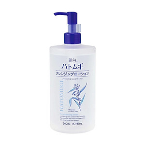 Nước tẩy trang dưỡng ẩm và làm sáng da hatomugi 500ml/chai
