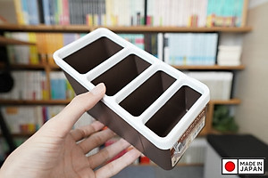 Khay đựng điều khiển/ remote, làm từ nhựa PP cao cấp, bền đẹp, có khả năng chịu nhiệt cao, dễ dàng vệ sinh sau khi sử dụng - nội địa Nhật Bản