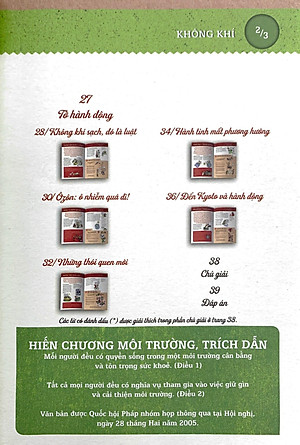 Sách Không Khí - Tớ Khám Phá, Tớ Hiểu, Tớ Hành Động - Công Dân Nhí Bảo Vệ Tự Nhiên