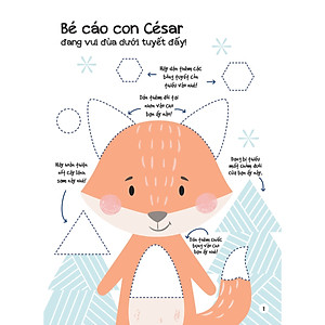 Sách Dán Hình Siêu Đáng Yêu - Các Em Bé Động Vật