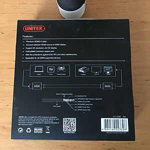 Dây Cáp HDMI UNITEK 5 Mét & 10 Mét (Y-C140) - Hàng Chính Hãng