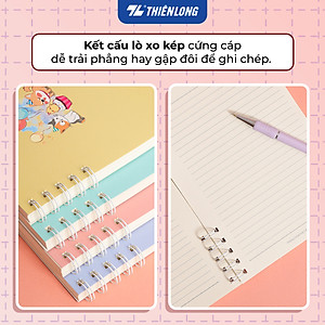 Sổ lò xo đường kẻ ngang 7mm A5 Thiên Long