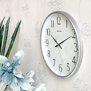 Đồng hồ treo tường Rhythm Japan CMG817NR19 Kt 32.0 x 4.8cm, 760g Vỏ nhựa