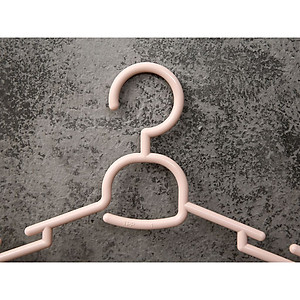 Set 10 cái Móc áo đầm vuông Hara 180 Bằng Nhựa Cao Cấp Inochi Nhật Bản (407 x 80 x 220 mm) - Giao Màu Ngẫu Nhiên