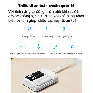 Dock sạc cho pin tiểu sạc được AA, AAA Xiaomi Zmi Zi5, Zi7