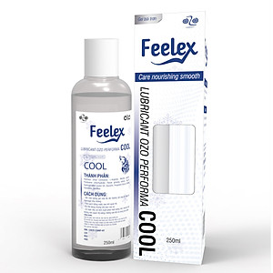 Gel bôi trơn Feelex Lubricant mát lạnh, ấm nóng, siêu trơn - Lọ 250ml