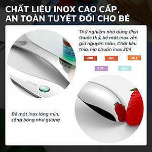 Bộ dao thìa nĩa tập ăn cho bé DandiHome inox 304 cao cấp - Có các lựa chọn