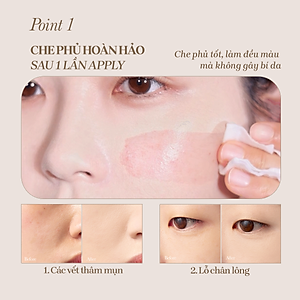 Phấn nước che phủ toàn diện bền màu mịn màng kiềm dầu 24h mude Cushion Soft Silky Fit All Day (15g)