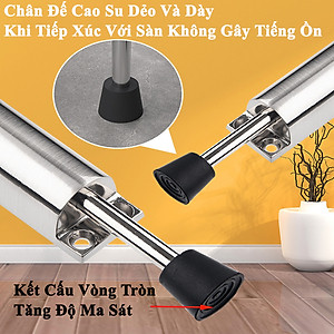 Chốt Chặn Cửa Chống Va Đập 2 Chiều KUNBE Mẫu Mới Nhiều Màu Loại Đạp Chân Có Lò Xo An Toàn Chắc Chắn