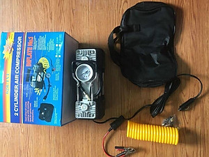 Máy Bơm Lốp Ô Tô 2 Xi Lanh COIDO 6222