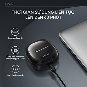 Máy cạo râu Enchen Mini 6s, Cạo râu khô & ướt nút cảm ứng, Đầu cạo nổi 28 lưỡi dao kép tự mài - Hàng chính hãng