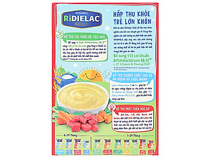 Bột ăn dặm Ridielac Gold bò rau củ hộp 200g (7 - 24 tháng)
