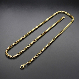 Dây Chuyền Nam Sợi 4mm Dài 60cm Chất Liệu Thép Titan Không Rỉ Không Dị Ứng TT 1159