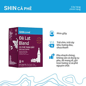 Bộ Quà Tặng Cà Phê Phin Giấy Ghép Trọn Việt Nam - SHIN Cà Phê