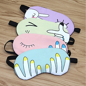 Kính Ngủ Hàn Quốc Có Túi GEL Làm Mát Mắt - Miếng Bịt Mắt Che Mắt Khi Ngủ ( phát màu ngẫu nhiên )