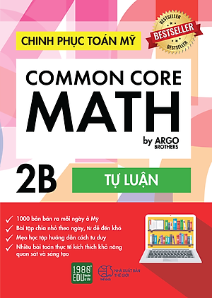 Sách Chinh Phục Toán Mỹ - Common Core Math (Tập 2B)