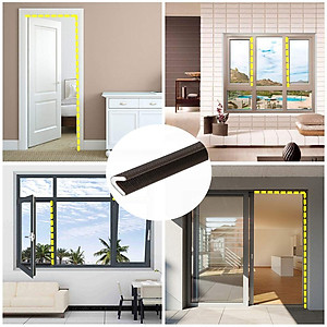 1 Mét Ron Chữ V Lấp Kín Che Khe Hở Khung Cửa Chống Ồn Thoát Hơi Cách Âm Ngăn Bụi Côn Trùng Giảm Chấn Legaxi