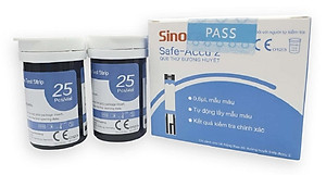 Máy đo đường huyết Safe Accu 2 tặng 1 hộp 50 que thử và hộp 50 kim chích máu