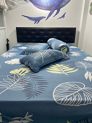 Bộ Drap Thun Lụa _Mát Lạnh {4 MÓN} ga và 3 áo gối #gagoi#drapgoi hoặc drap lẻ /.