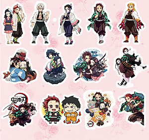 ảnh sticker Kimetsu no Yaiba 40-45 ảnh  