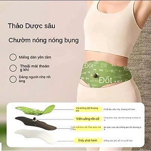 Miếng Dán Ngải Cứu Thảo Mộc Giảm Mỡ Bụng, Giữ Ấm Cơ Thể, Hỗ Trợ Tan Mỡ, Thải Độc, An Toàn Tự Nhiên - HÀNG CHÍNH HÃNG MINIIN