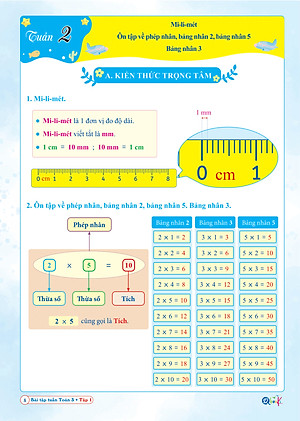 Combo Bài Tập Tuần và Đề Kiểm Tra Toán, Tiếng Việt Lớp 3 (Tùy chọn theo Chương trình SGK mới)
