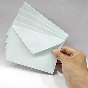 Bao Thư Màu Giấy Thơm Toppoint 11.4 x 16.2cm - Xanh (20 Cái/Lốc)