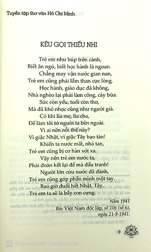 Sách Tuyển Tập Thơ Văn Hồ Chí Minh