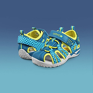 Dép sandal bé trai kiểu rọ thể thao kháng khuẩn đi học đi chơi, đá bóng, lót đế chỉnh hình đa tác dụng cho bé 3 - 12 tuổi ST32