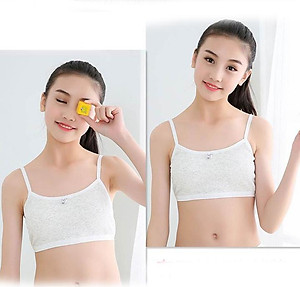 Combo 5 áo lót học sinh tuổi dậy thì cấp 1, 2, 3 - vải cotton tăm mềm mát thoải mái - phù hợp với các bạn nữ dưới 53kg