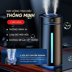 Máy Khuếch Tán Tinh Dầu Air Humidifier Dành Cho Xe Ô Tô Có Hỗ Trợ Sạc Pin