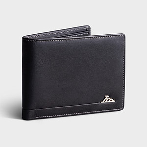 Ví nam da bò Lata ( Thời trang nam gấp 2 dáng ngang - Ví da thật LVN98 )