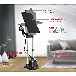 Bàn ủi hơi nước đứng Tefal IXEO Plus QT1510E0- 2980W - Hàng chính hãng