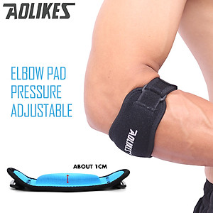 Đai bó cơ khuỷu tay khi chơi Tennis, golf, cầu lông, bóng bàn AOLIKES TC-7949