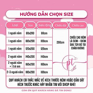 Nệm Bông Gòn Xuất Nhật, Nệm Trải Sàn Tiện Lợi, Đệm Văn Phòng Size 1m x 2m; 1.4m x 2m; 1.6m x 2m