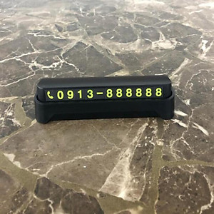 Bảng số điện thoại trang trí trên taplo ô tô, xe hơi (Mã RM-131Z)